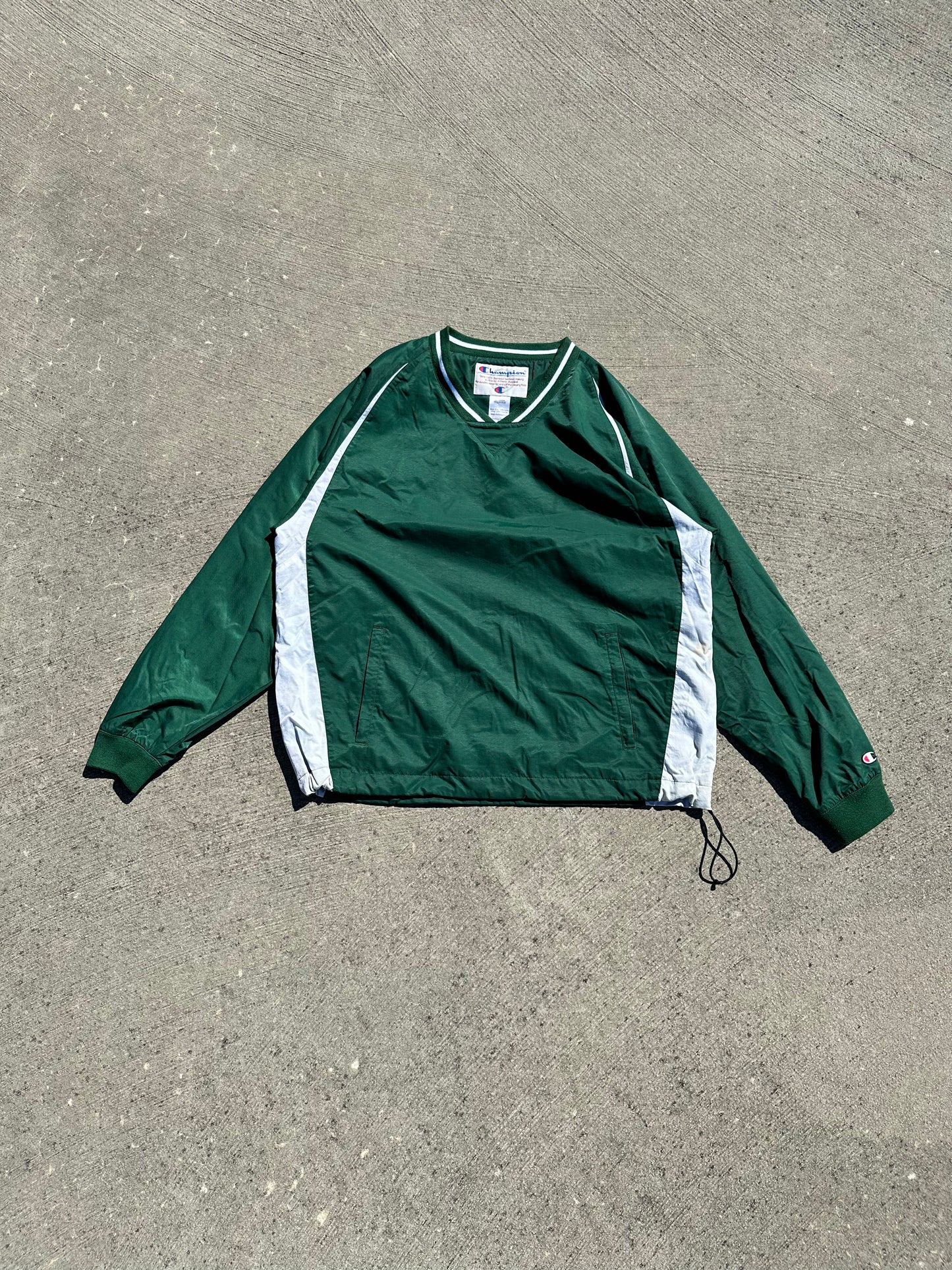 CHAMPION SOLID PULLOVER JACKET — L